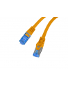 LANBERG Patchcord Kat.6A S/FTP LSZH CCA 0.25m pomarańczowy - nr 5