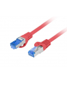 LANBERG Patchcord Kat.6A S/FTP LSZH CCA 0.25m czerwony - nr 1