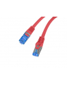 LANBERG Patchcord Kat.6A S/FTP LSZH CCA 0.25m czerwony - nr 3