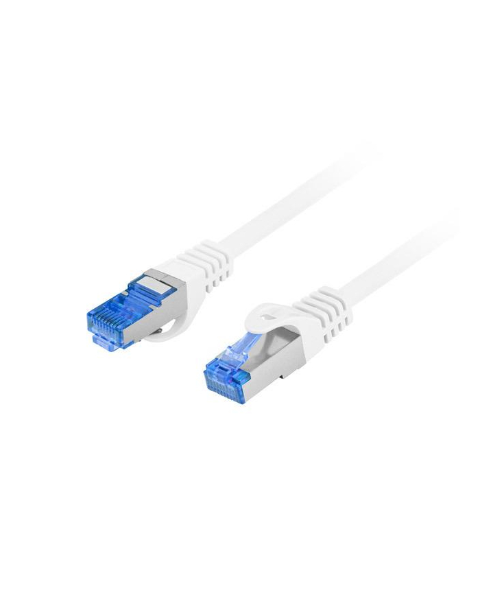 LANBERG Patchcord Kat.6A S/FTP LSZH CCA 0.25m biały główny