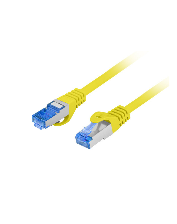 LANBERG Patchcord Kat.6A S/FTP LSZH CCA 0.25m żółty główny