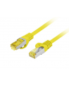 LANBERG Patchcord Kat.6A S/FTP LSZH CU 0.25m żółty - nr 1