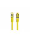 LANBERG Patchcord Kat.6A S/FTP LSZH CU 0.25m żółty - nr 6