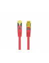 LANBERG Patchcord Kat.6A S/FTP LSZH CU 1.5m czerwony - nr 2