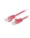 LANBERG Patchcord Kat.5e UTP 7.5m czerwony - nr 1