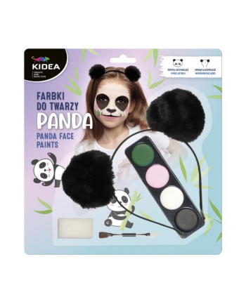 Farby do twarzy zestaw z opaską Panda Kidea Derform