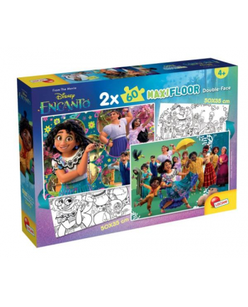 lisciani giochi Puzzle podłogowe dwustronne Maxi Floor 2x60el Disney Encanto 98163 LISCIAN