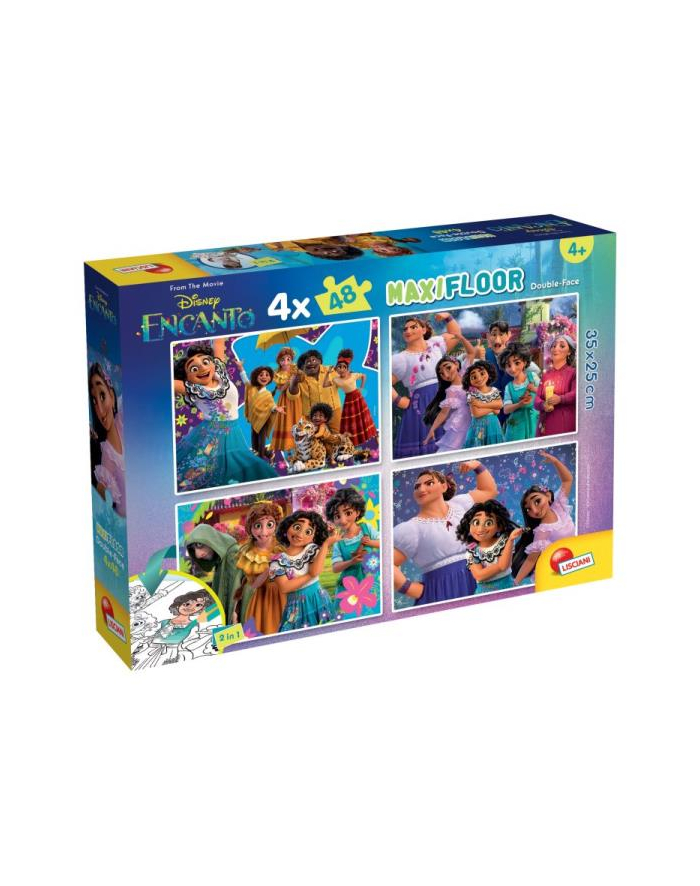 lisciani giochi Puzzle podłogowe dwustronne Maxi Floor 4x48el Disney Encanto 98170 LISCIAN główny