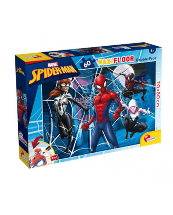 lisciani giochi Puzzle podłogowe dwustronne Maxi Floor 60el Marvel Spiderman 99757 LISCIAN
