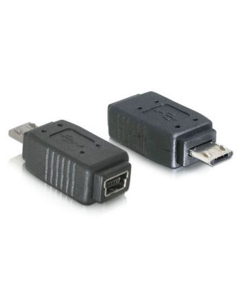 delock ADAPTER USB Mini(F)->USB Micro(M)+Nikiel