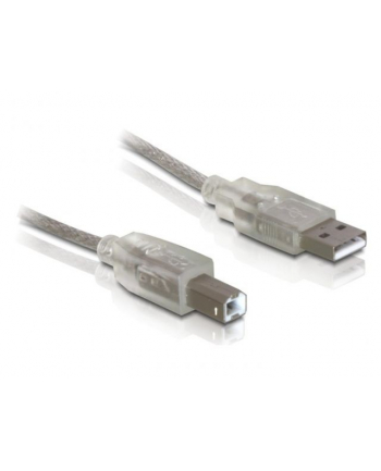 delock Kabel USB 2.0 AM-BM 0,5M + Ferryt nr 1