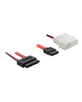 delock Kabel SATA DATA Slimline(F)->Sata 7Pin+2Pin zasilający