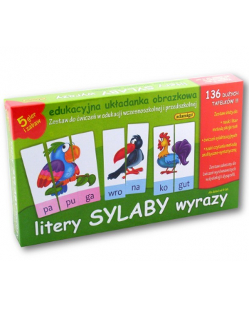 adamigo Zest. Edukacyjny Litery Sylaby