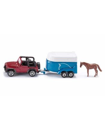 siku Jeep z przyczepą dla koni
