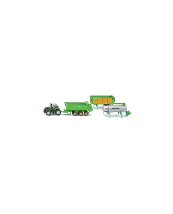 siku Traktor z Zestawem Przyczep Joskin
