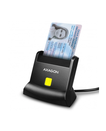 axagon CRE-SM2 Czytnik kart identyfikacyjnych ' SD/microSD/SIM USB