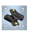 axagon CRE-SMP2A Czytnik kart identyfikacyjnych ' SD/microSD/SIM card PocketReader USB - nr 15
