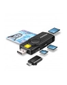 axagon CRE-SMP2A Czytnik kart identyfikacyjnych ' SD/microSD/SIM card PocketReader USB - nr 22