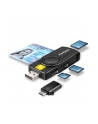 axagon CRE-SMP2A Czytnik kart identyfikacyjnych ' SD/microSD/SIM card PocketReader USB - nr 28