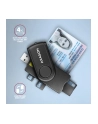 axagon CRE-SMP2A Czytnik kart identyfikacyjnych ' SD/microSD/SIM card PocketReader USB - nr 6
