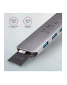 axagon HMC-HCR3A Wieloportowy hub 3x USB-A + HDMI + SD/microSD, USB-C 3.2 Gen1, 20cm USB-C kabel - nr 6
