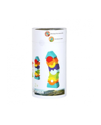 maksik Balansująca krzywa wieża zabawka drewniana LD-9 12862 Cubika