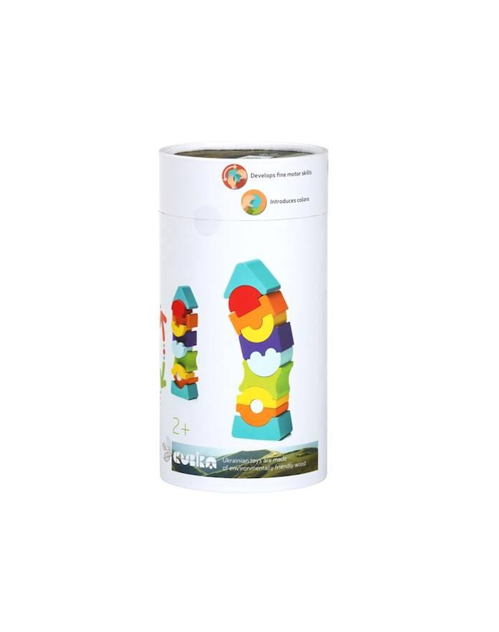 maksik Balansująca krzywa wieża zabawka drewniana LD-9 12862 Cubika główny