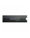 axagon CLR-M2L10 Chłodnica aluminiowa pasywna do dysku M.2 SSD, ALU korpus, silikonowe silikonowe podkładki termiczne, wysokość 10mm - nr 17