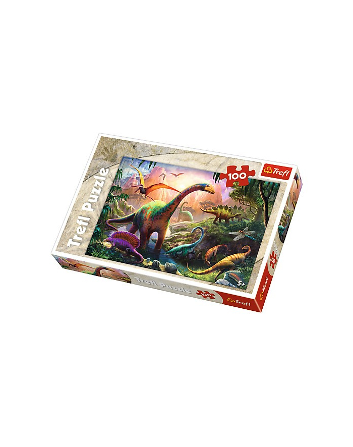 trefl 100 EL. Świat dinozaurów główny