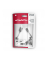 axagon BUCM-AM10TB Kabel Twister USB-C   USB-A, 0,6m, USB 2.0, 2.4A, ALU, PVC Czarny - nr 2