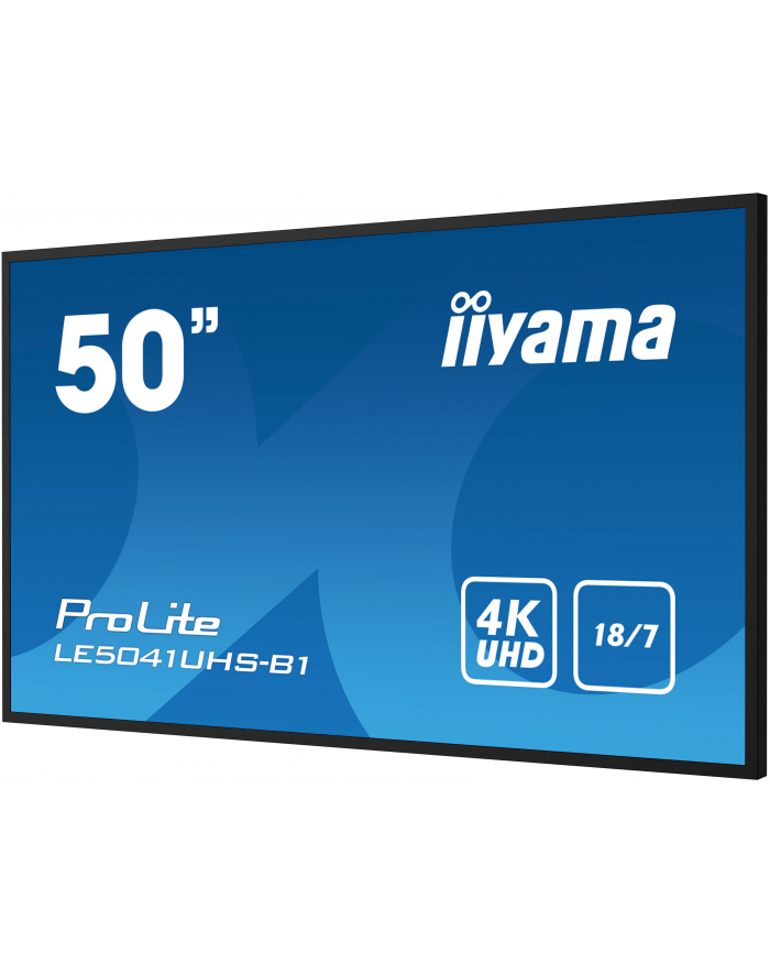 iiyama Monitor wielkoformatowy 50 cali LE5041UHS-B1 VA,4K,18/7,LAN,USB,HDMI główny