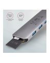 axagon HMC-HCR3A Wieloportowy hub 3x USB-A + HDMI + SD/microSD, USB-C 3.2 Gen1, 20cm USB-C kabel - nr 9