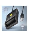 axagon CRE-SM3N Czytnik kart identyfikacyjnych USB, 1,3m kabel - nr 12