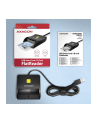 axagon CRE-SM3N Czytnik kart identyfikacyjnych USB, 1,3m kabel - nr 13