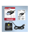 axagon CRE-SM3N Czytnik kart identyfikacyjnych USB, 1,3m kabel - nr 30