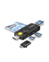 axagon CRE-SMP2A Czytnik kart identyfikacyjnych ' SD/microSD/SIM card PocketReader USB - nr 12
