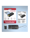 axagon CRE-SMP2A Czytnik kart identyfikacyjnych ' SD/microSD/SIM card PocketReader USB - nr 22