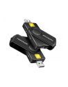 axagon CRE-SMP2A Czytnik kart identyfikacyjnych ' SD/microSD/SIM card PocketReader USB - nr 25