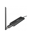 axagon HUE-F7C Hub 7-portowy USB-C 3.2 Gen 1 ALU FLAT micro USB, 30cm USB-C kabel - nr 21