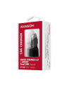 axagon PWC-QC5 Ładowarka samochodowa QUICK SMART 31.5W, 2x port QC3.0/AFC/FCP + 5V-2.6A - nr 13