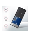 axagon EEM2-SB2 Obudowa zewnętrzna aluminiowa bezśrubowa USB-C 3.2 Gen 2 - M.2 NVMe / SATA SSD 30-80mm ALU pudełko czarne + USB-A - USB-C redukcja - nr 17