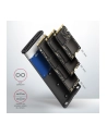 axagon EEM2-SB2 Obudowa zewnętrzna aluminiowa bezśrubowa USB-C 3.2 Gen 2 - M.2 NVMe / SATA SSD 30-80mm ALU pudełko czarne + USB-A - USB-C redukcja - nr 18
