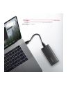 axagon EEM2-SB2 Obudowa zewnętrzna aluminiowa bezśrubowa USB-C 3.2 Gen 2 - M.2 NVMe / SATA SSD 30-80mm ALU pudełko czarne + USB-A - USB-C redukcja - nr 21