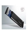 axagon EEM2-SB2 Obudowa zewnętrzna aluminiowa bezśrubowa USB-C 3.2 Gen 2 - M.2 NVMe / SATA SSD 30-80mm ALU pudełko czarne + USB-A - USB-C redukcja - nr 26