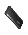 axagon EEM2-SB2 Obudowa zewnętrzna aluminiowa bezśrubowa USB-C 3.2 Gen 2 - M.2 NVMe / SATA SSD 30-80mm ALU pudełko czarne + USB-A - USB-C redukcja - nr 46