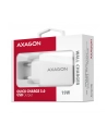 axagon ACU-QC19W Ładowarka sieciowa QC 19W, 1x port USB-A, QC3.AFC/FCP/SMART, Biała - nr 10