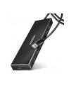 axagon HUE-F7A Hub 7-portowy USB 3.2 Gen 1 ALU FLAT, micro USB, 1m USB-A kabel - nr 1