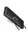 axagon HUE-F7C Hub 7-portowy USB-C 3.2 Gen 1 ALU FLAT micro USB, 30cm USB-C kabel - nr 12