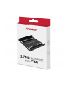 axagon RHD-125B Ramka metalowa do montażu 1x 2.5' HDD w pozycji 3.5' Czarna - nr 26
