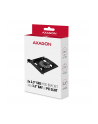 axagon Ramka metalowa RHD-P25 do montażu 2x 2.5' HDD w pozycji 3.5' lub pozycji PCI Czarna - nr 7